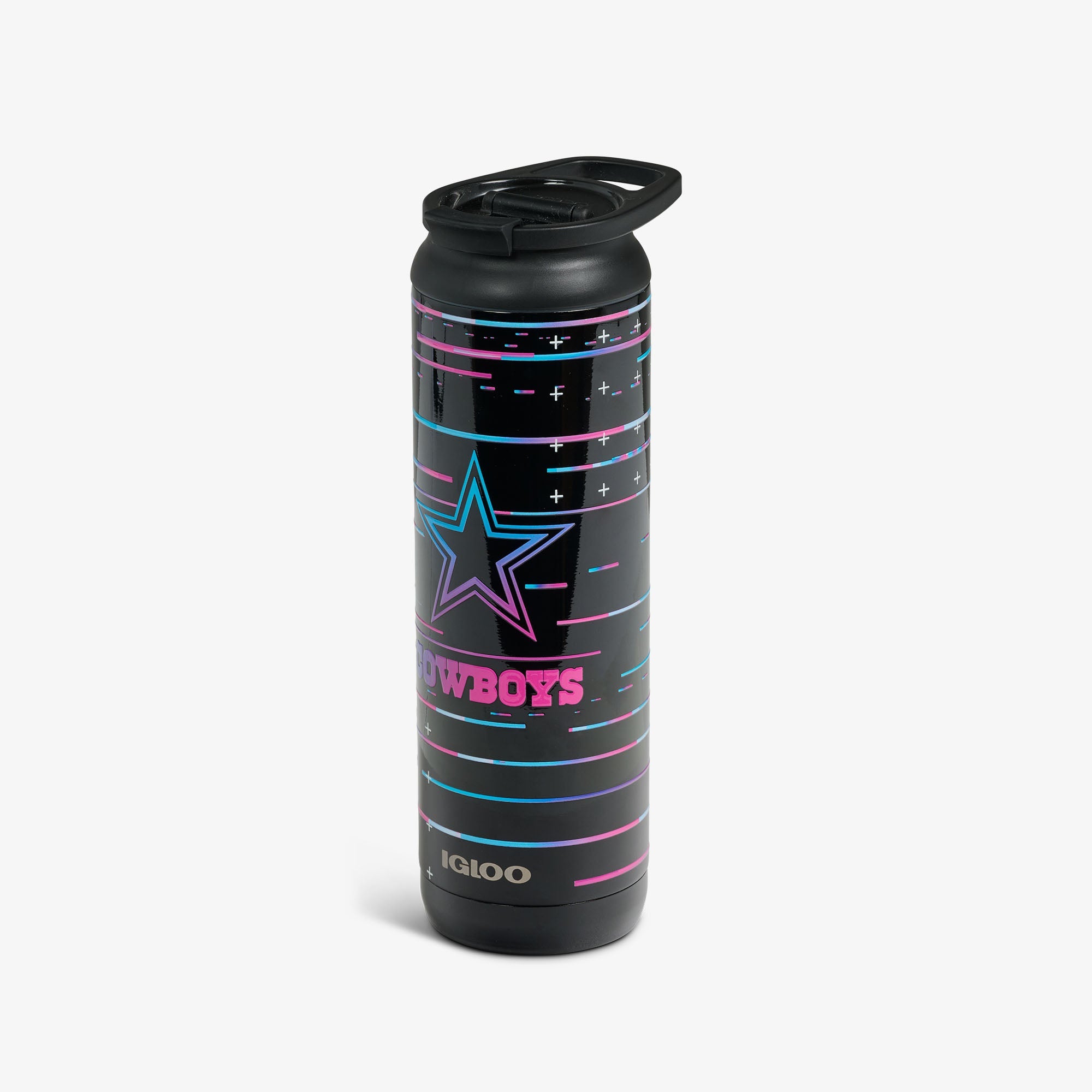 NFL Neon Dallas Cowboys 20 Oz Flip ‘n’ Sip Tumbler