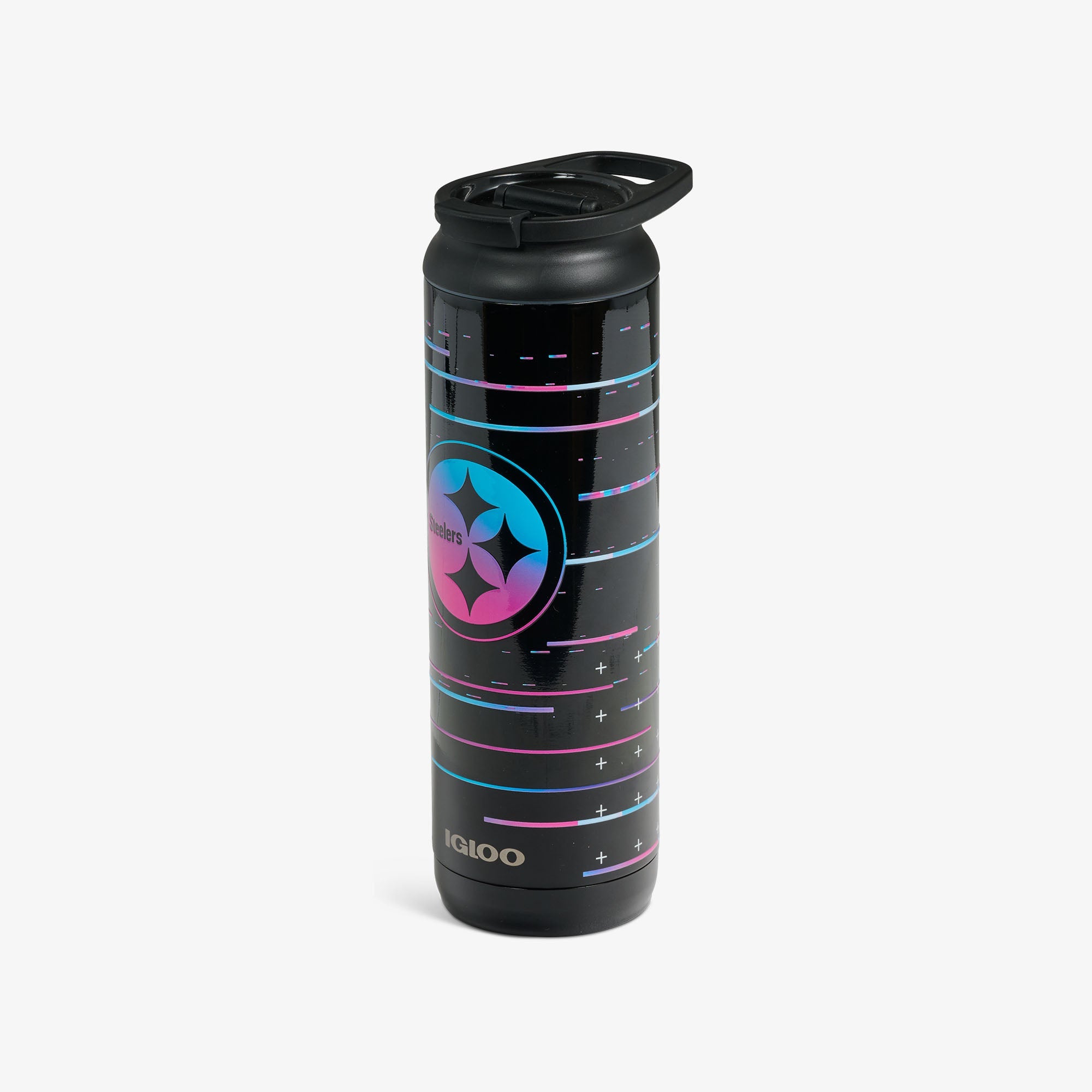 NFL Neon Pittsburgh Steelers 20 Oz Flip ‘n’ Sip Tumbler