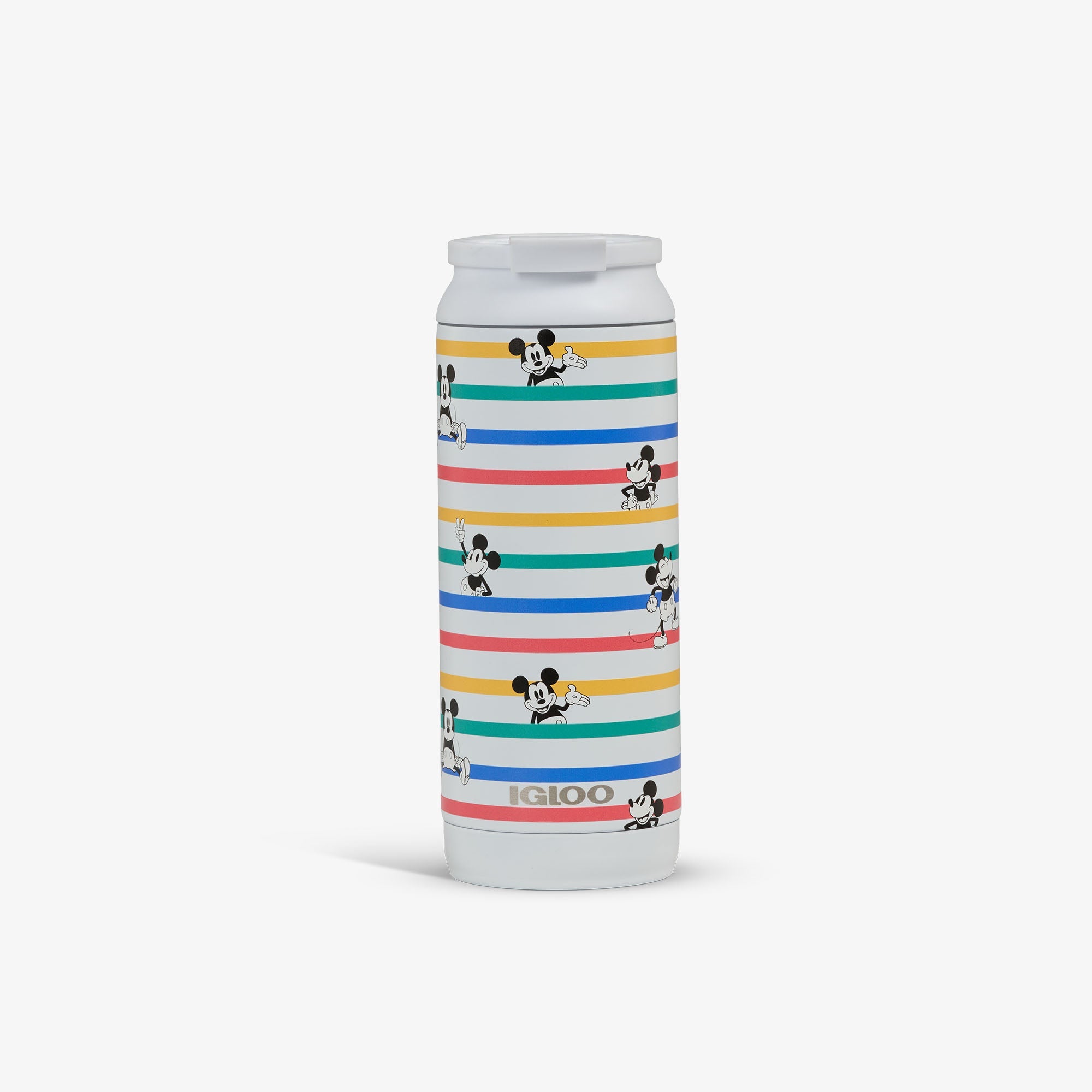Disney Mickey Mouse Stripe 16 Oz Flip ‘n’ Sip Tumbler