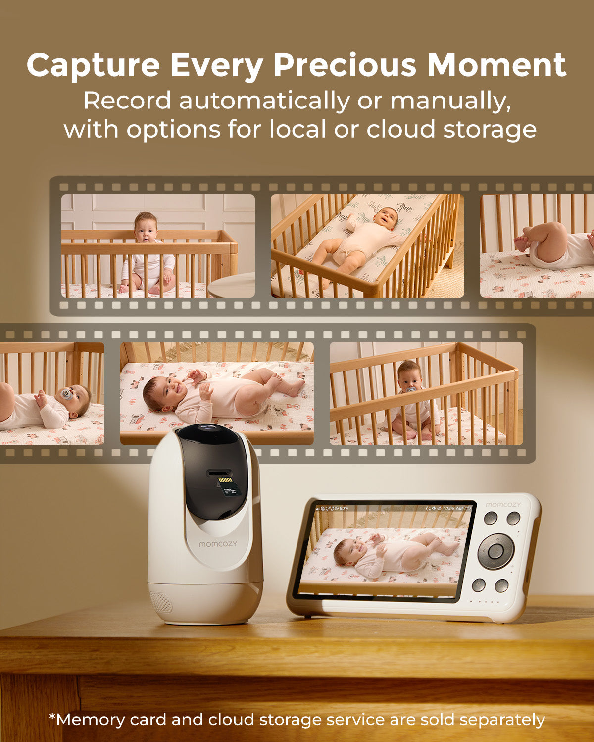 Baby Care Bundle: Smart Baby Sound Machine and Dual-mode Baby Monitor BM04