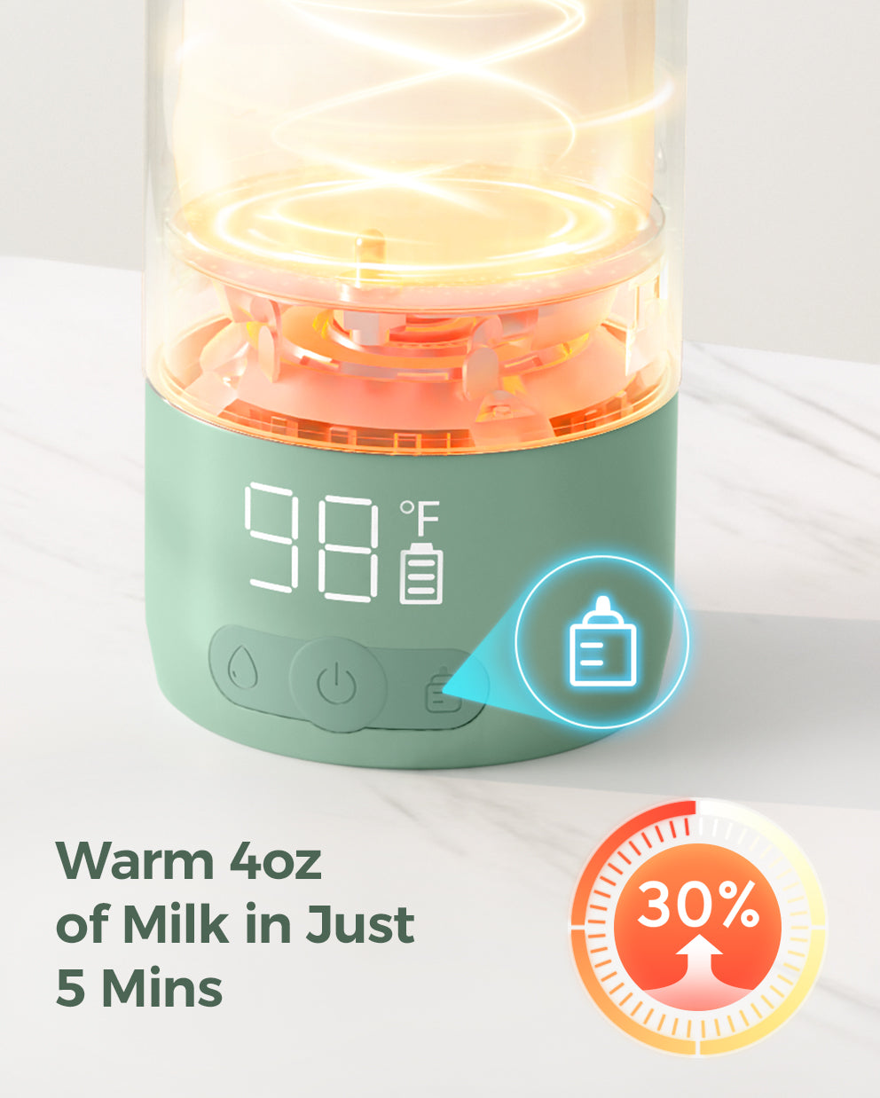 Superfast Portable Baby Bottle Warmer for Travel