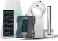 A home-use mobile phone signal booster with a liquid crystal display, a five-band mobile phone signal booster, with a coverage area of up to 5000 square feet.