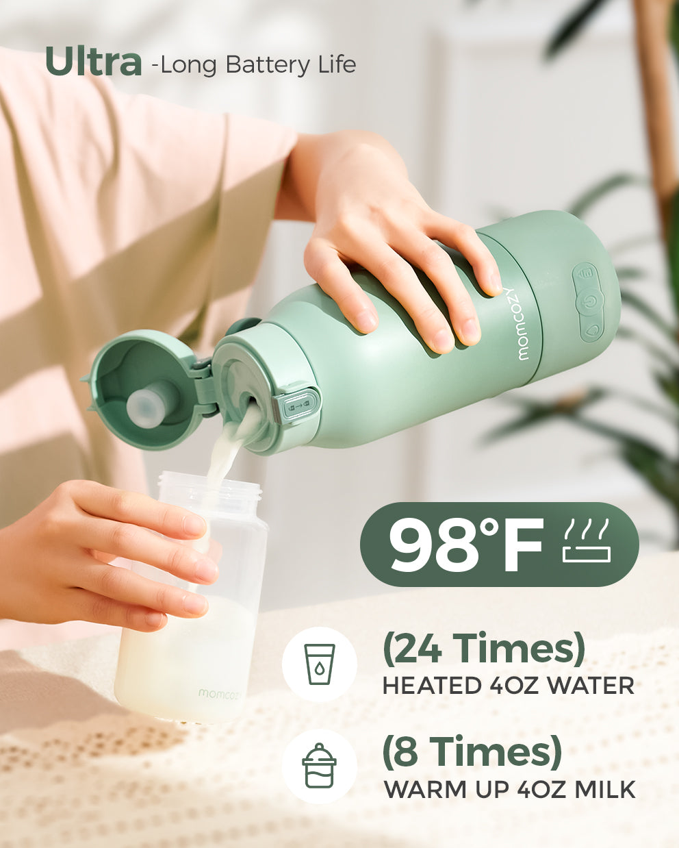On-the-Go Bundle: Portable Baby Bottle Warmer + 22oz Baby Bottle Cooler