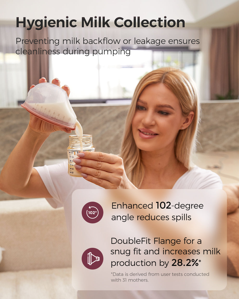 V1 Pro Bra Bundle: V1 Pro Breast Pump and US. Cotton Nursing Bra