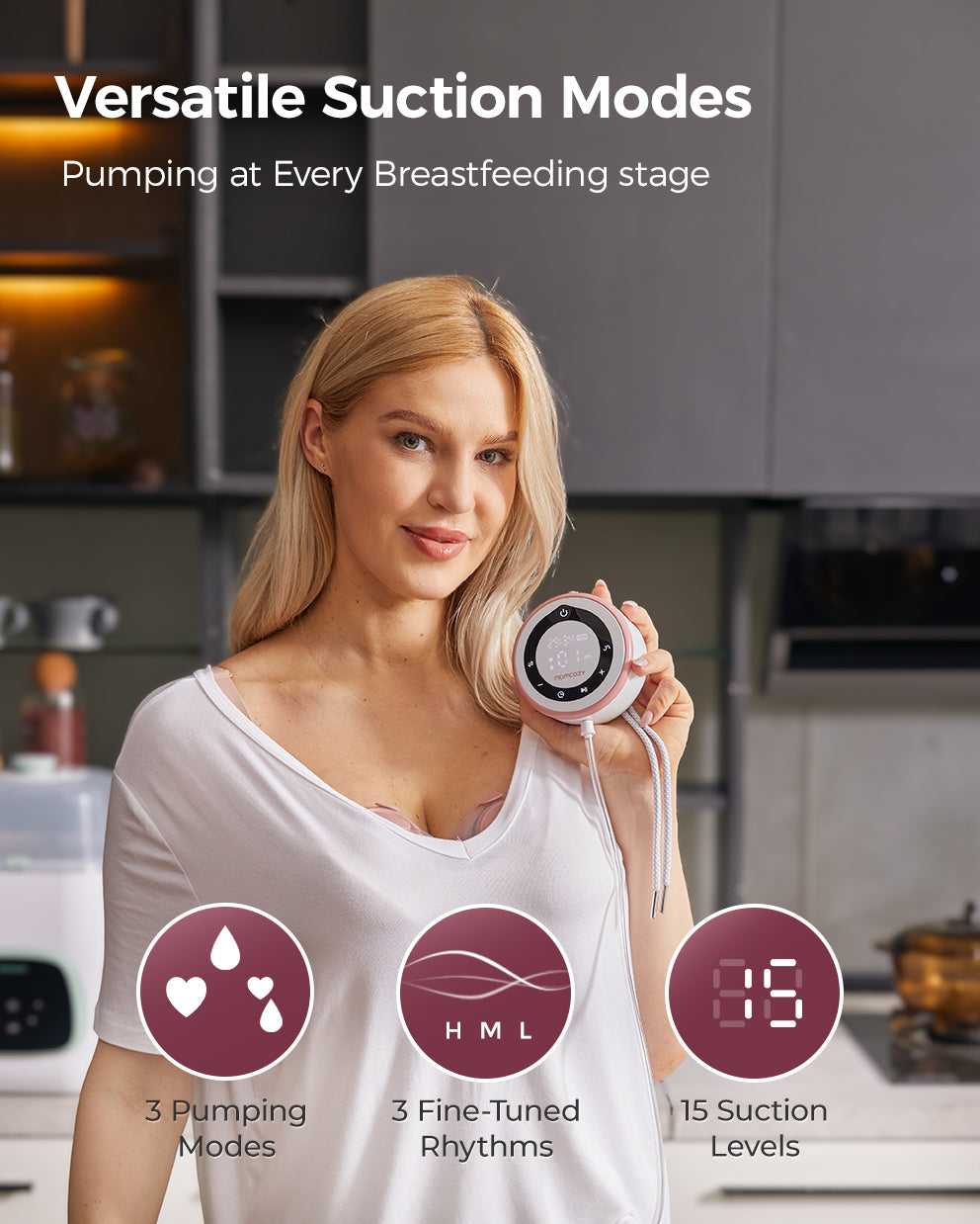 V1 Pro Hospital-Grade Wearable Breast Pump
