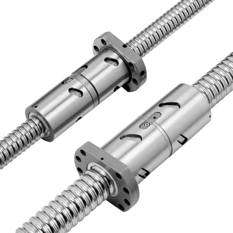 750 mm C5 ball screw with end-mounted bearing nut cover