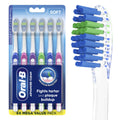 Toothbrush, Toothbrush Pack, Advanced Clean Toothbrush, Color-Changing Bristles, Soft, 6 Count