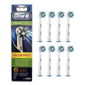 Cross Action Electric Toothbrush Replacement Brush Head Refill - 8 count