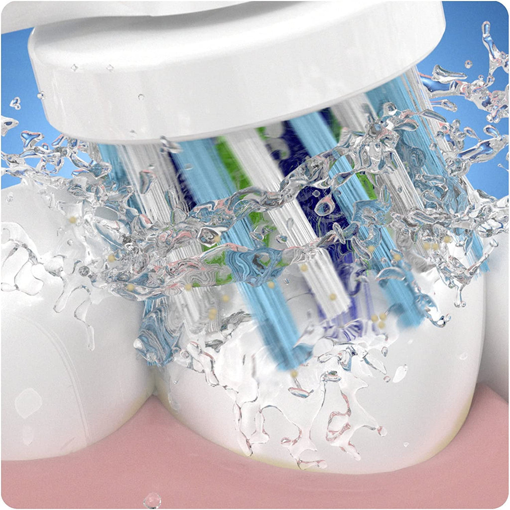 Cross Action Electric Toothbrush Replacement Brush Head Refill - 8 count