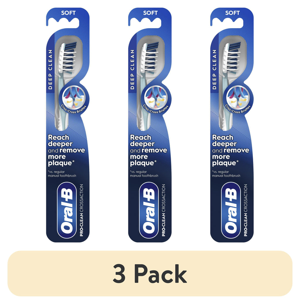 Toothbrush Pro Clean CrossAction, Deep Plaque Removal, Soft, 1 Count