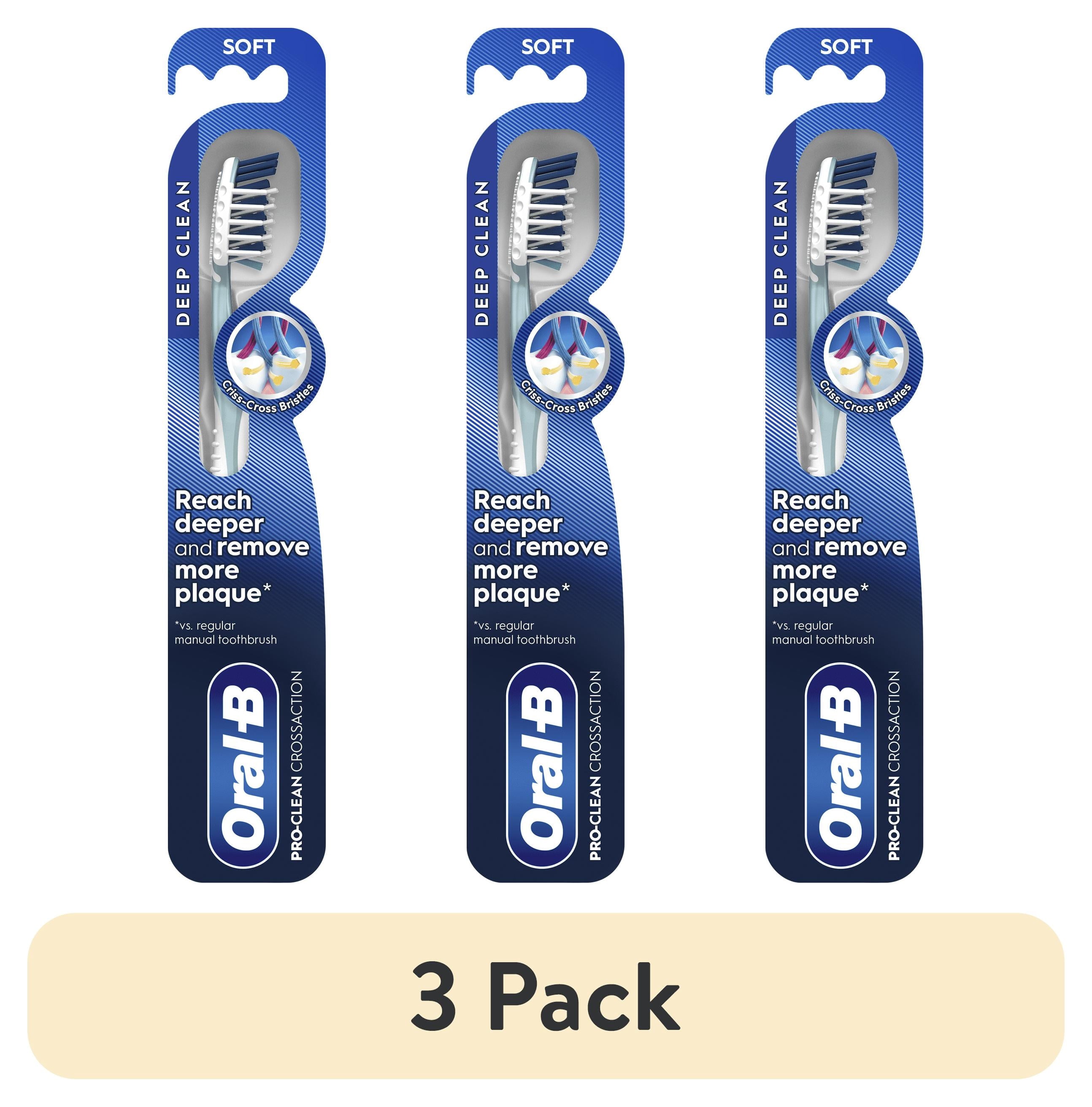 Toothbrush Pro Clean CrossAction, Deep Plaque Removal, Soft, 1 Count