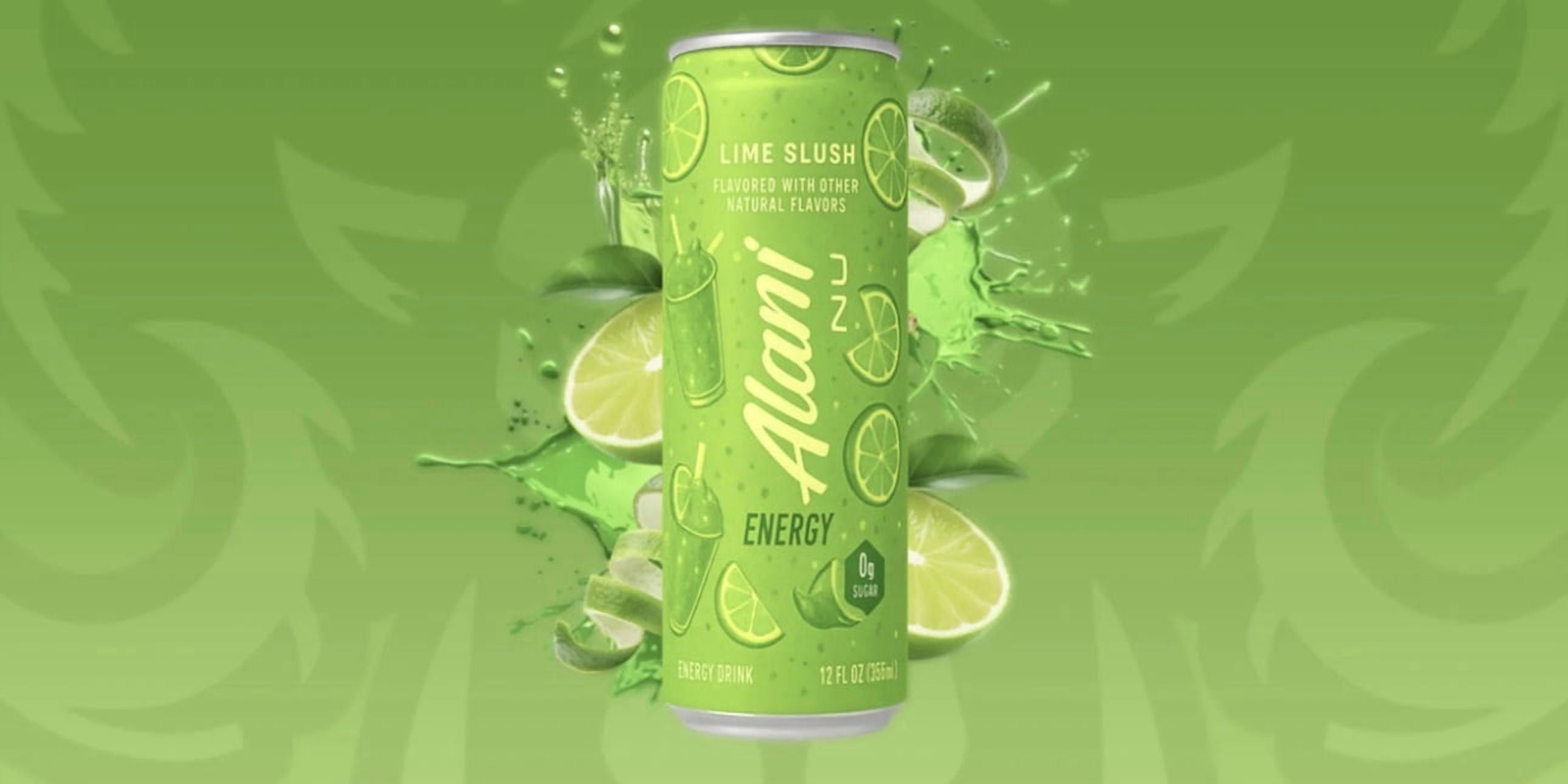 LIME SLUSH Energy Drink 6 Cans