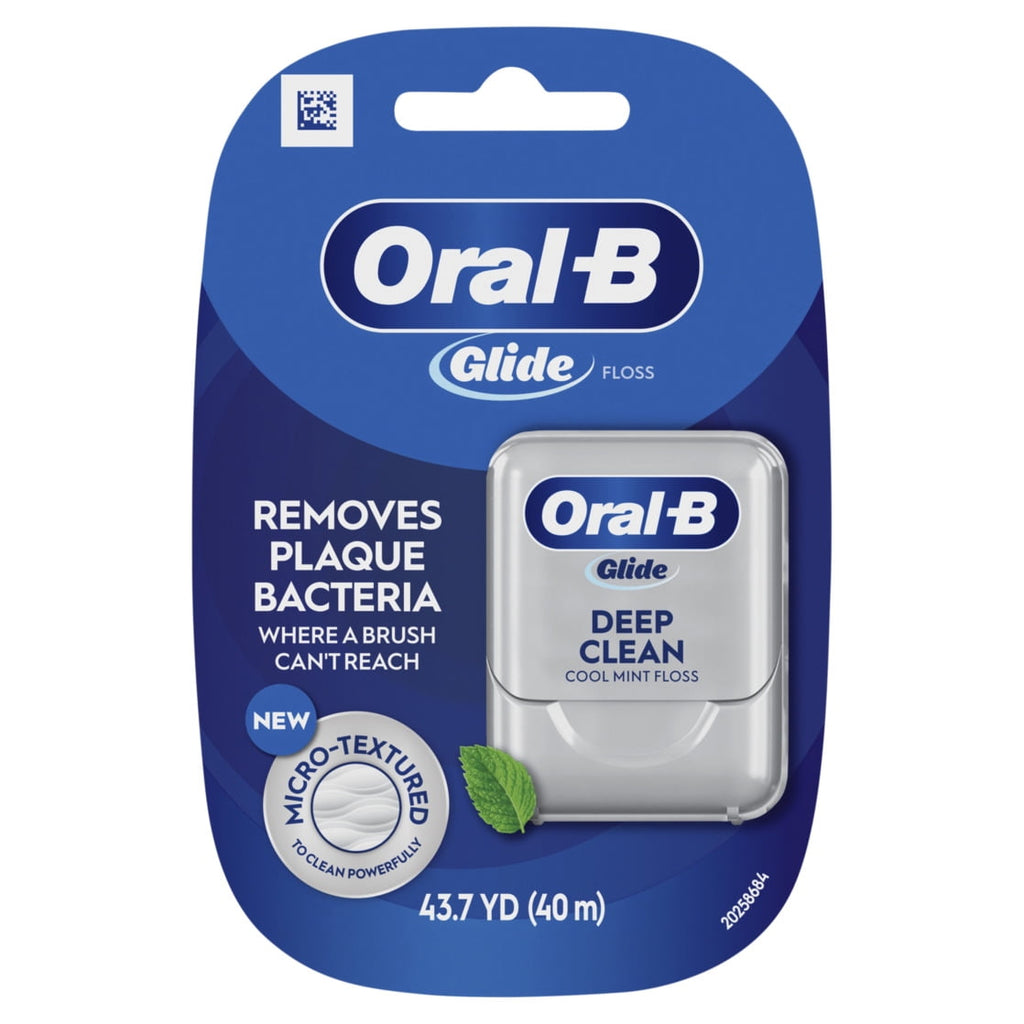 Glide Deep Clean Cool Mint Dental Floss, 40m