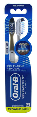 Toothbrush All-In-One Medium Value Twin Pack (Pack of 3)