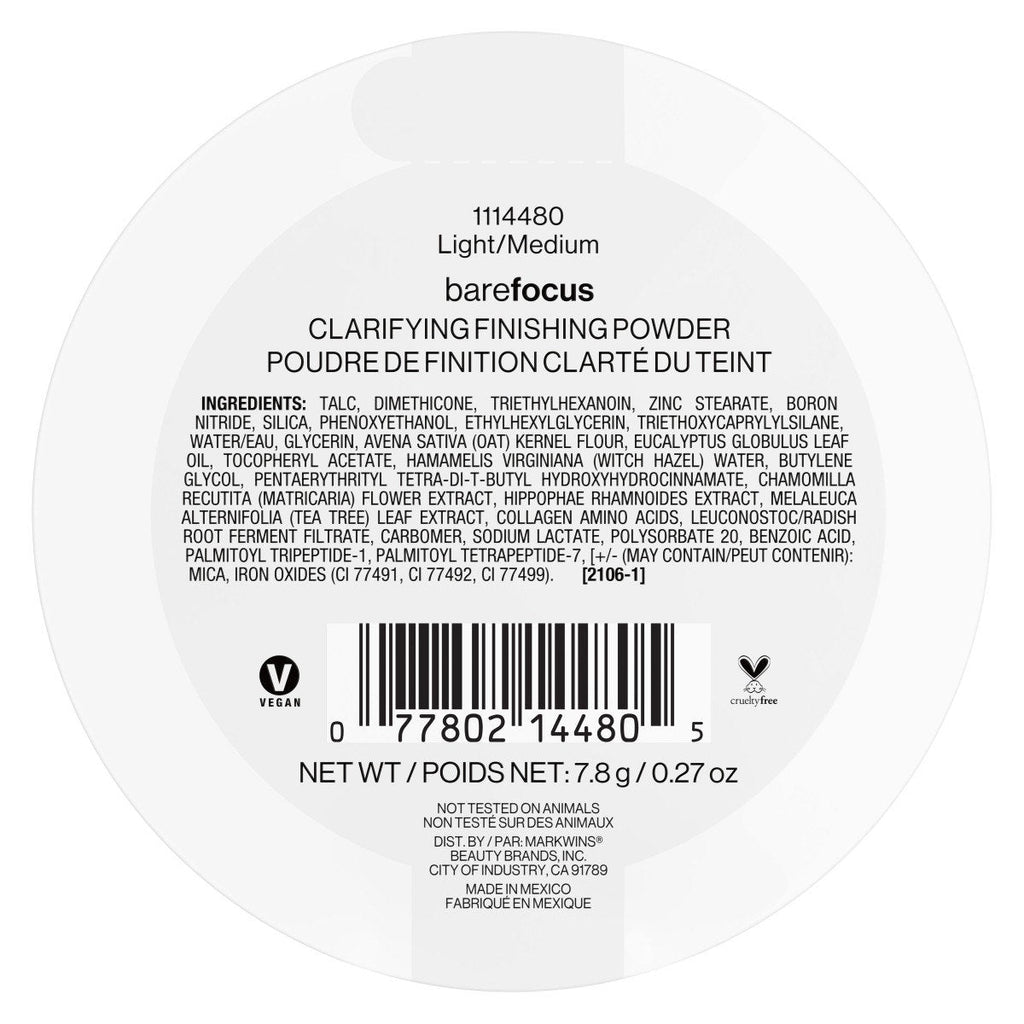 Bare Focus Clarifying Finishing Powder | Light-Medium