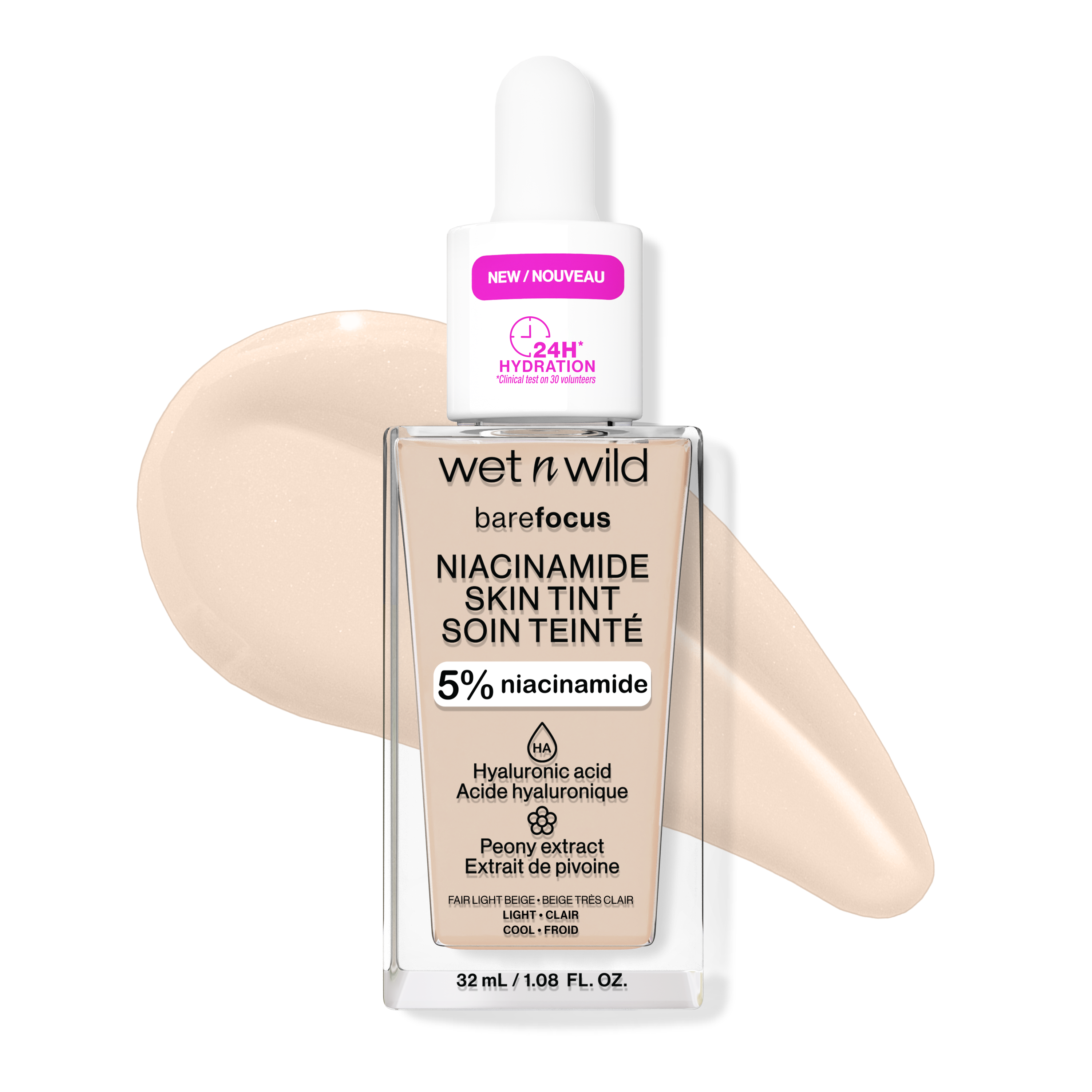Bare Focus Niacinamide Skin Tint | Fair Light Beige