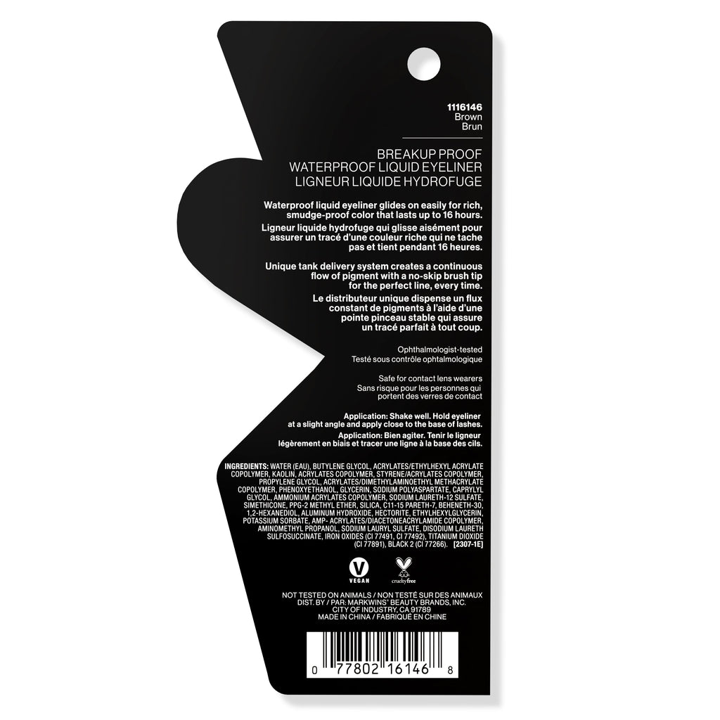Breakup Proof Waterproof Liquid Eyeliner | Brown