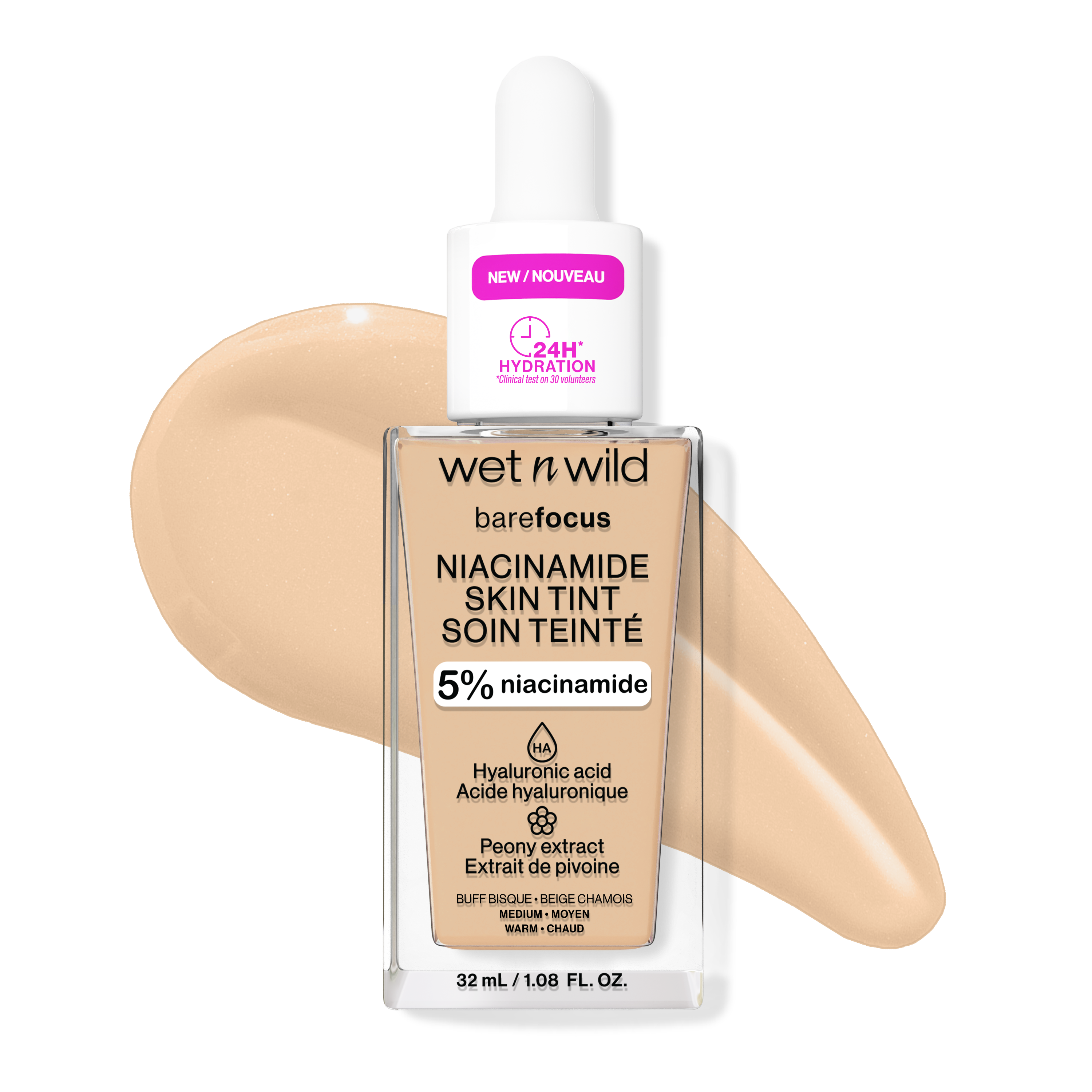 Bare Focus Niacinamide Skin Tint | Buff Bisque