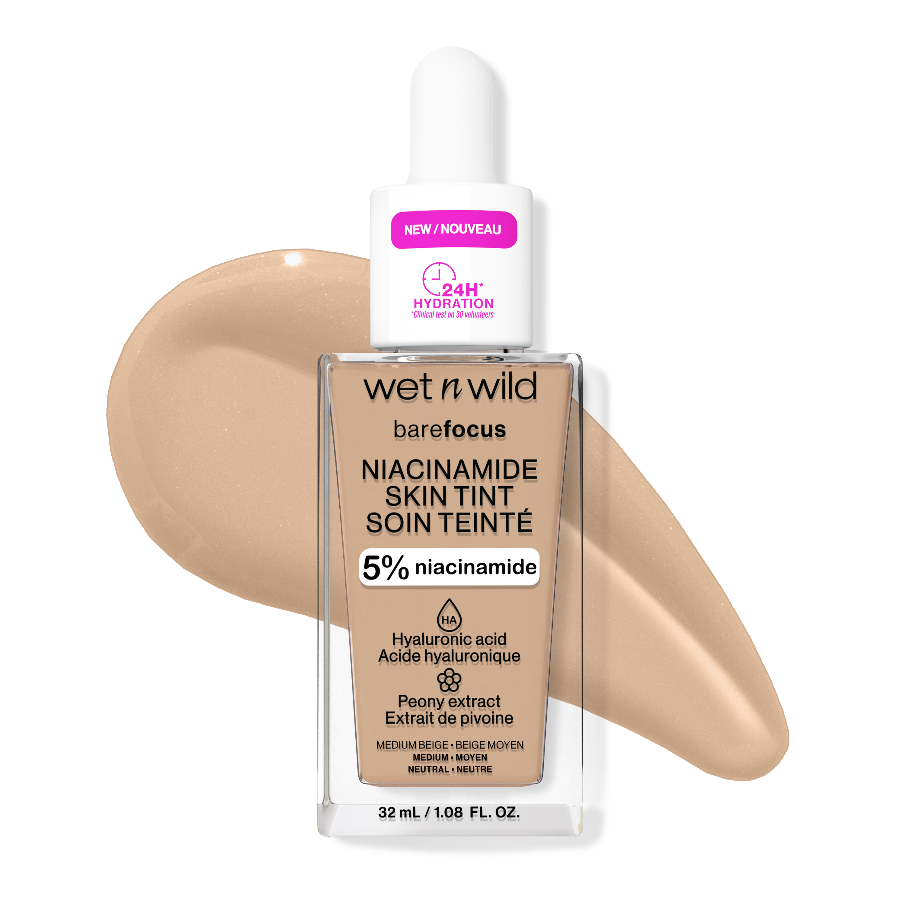 Bare Focus Niacinamide Skin Tint | Medium Beige