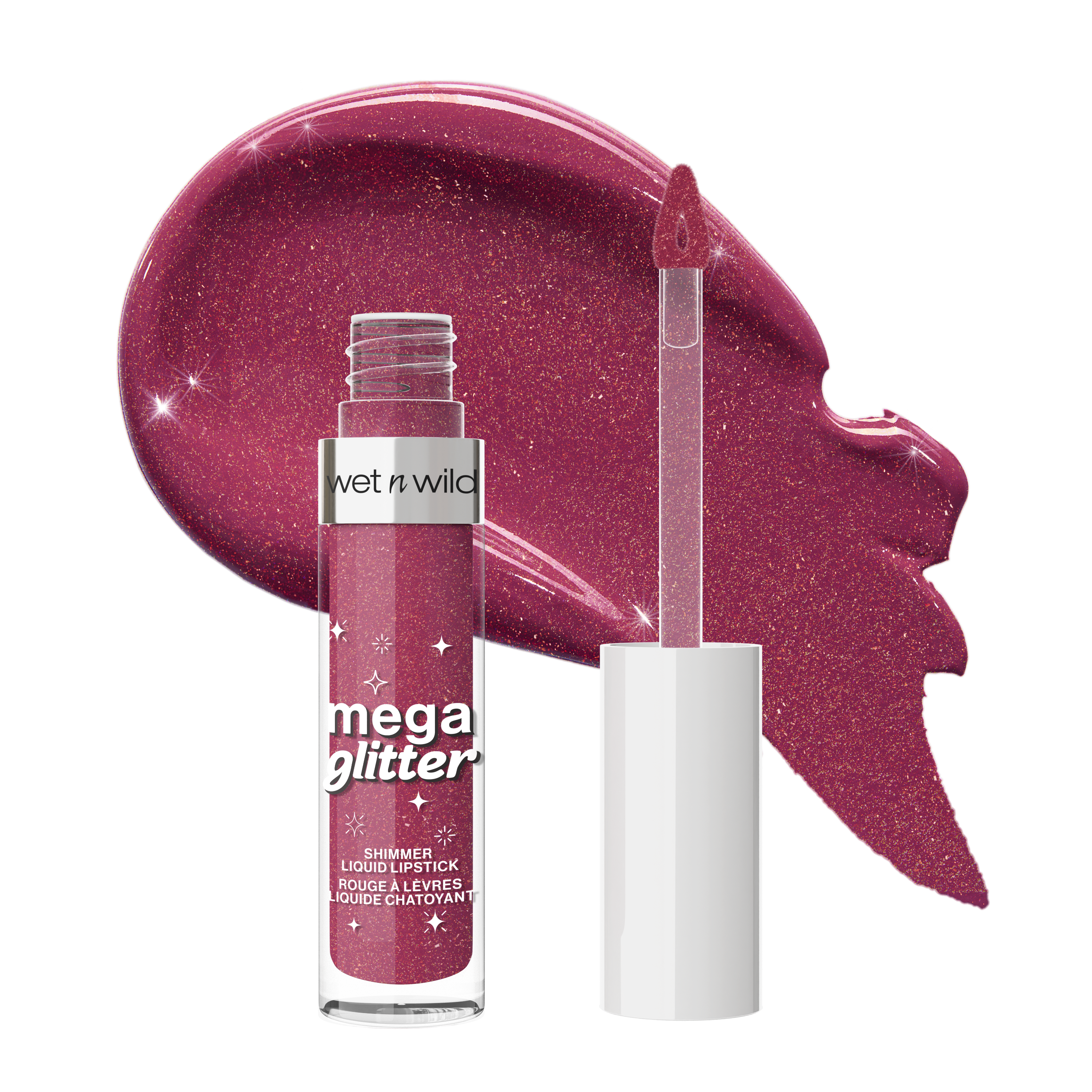 Mega Glitter Shimmer Liquid Lipstick | Pink Future