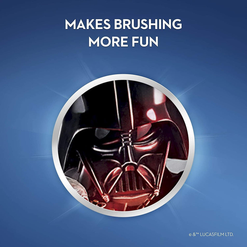 Kid's Battery Power Toothbrush featuring Disney's STAR WARS Characters, 3 Count, Red
