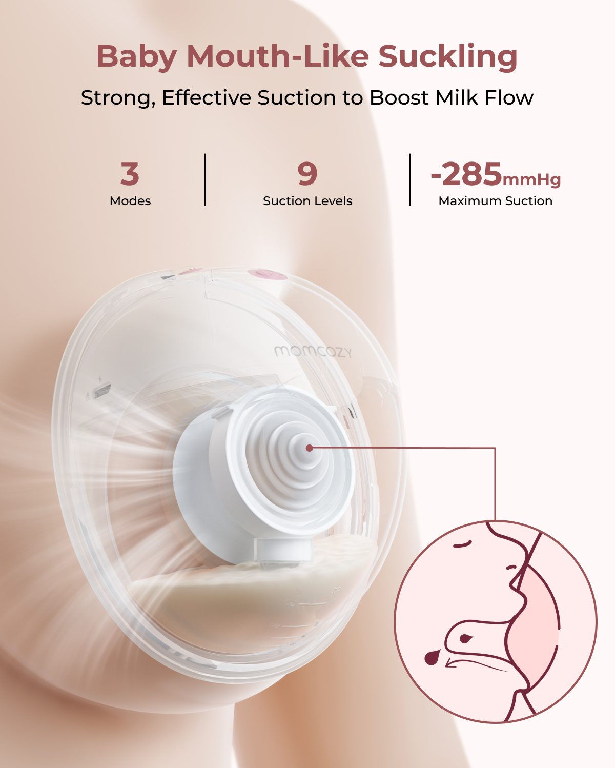 M5 Smart Wearable Breast Pump &  KleanPal Pro Baby Bottle Washer and Sterilizer Bundle