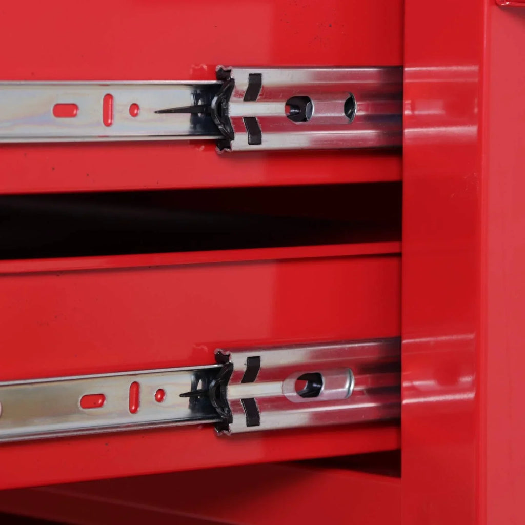 Steel tool box and tool cabinet