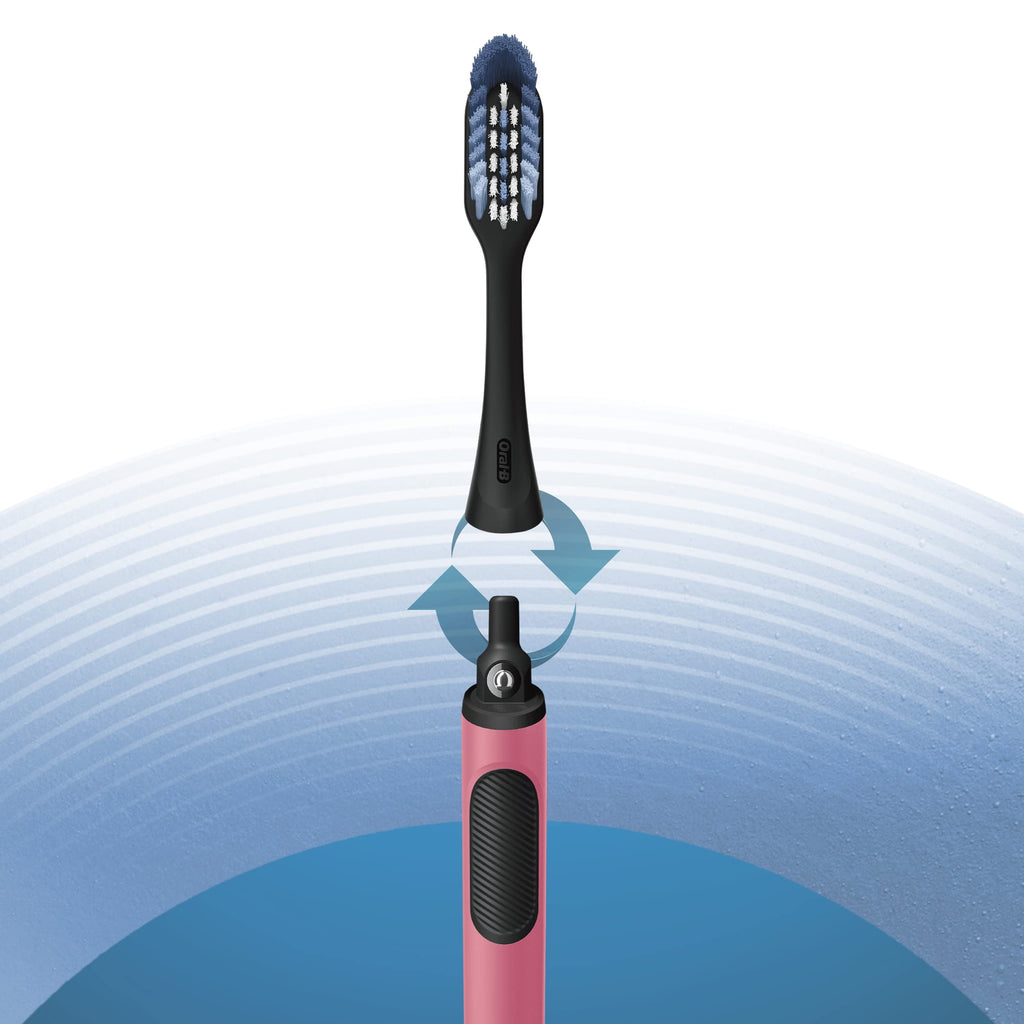 Clic Manual Toothbrush, C, with Replaceable Brush Head - 1 Count