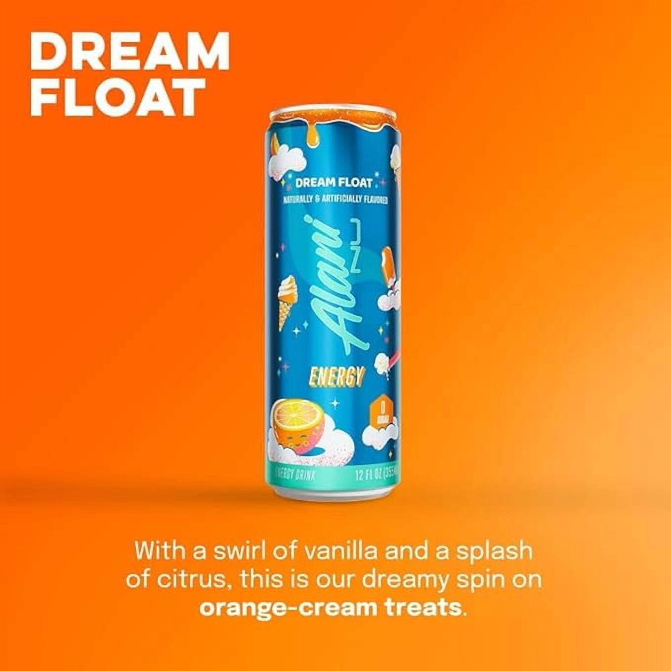 New  Sugar Free Energy Drinks Variety Pack, Winter Wonderland, Dream Float - Low Calorie,12 oz (6 Pack)