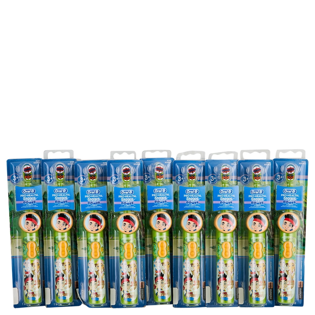 Pro Health Stages Power Kids ToothBrush Jake &amp; The Neverland Pirates 9 Ct