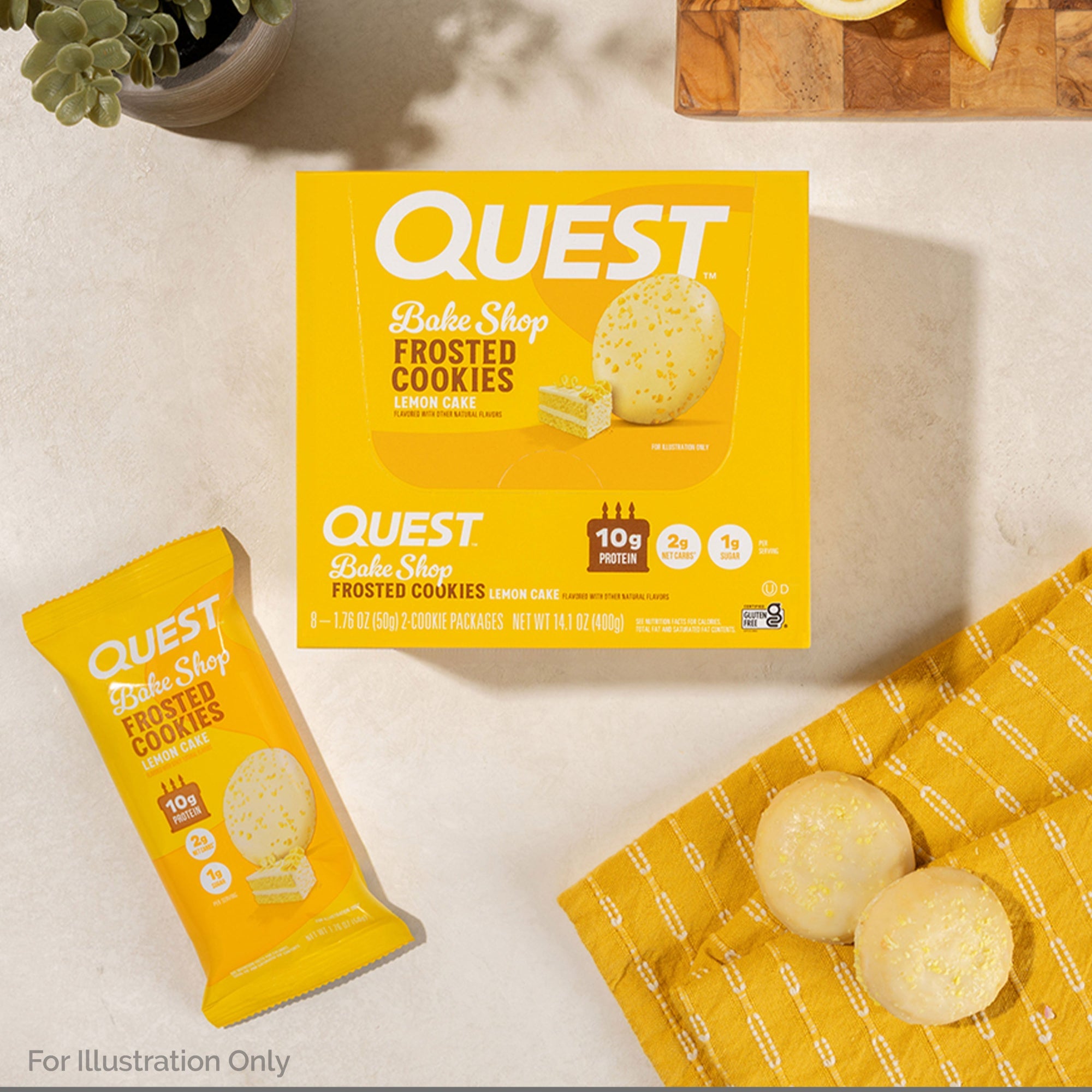 Lemon Cake Frosted Cookies Twin Pack