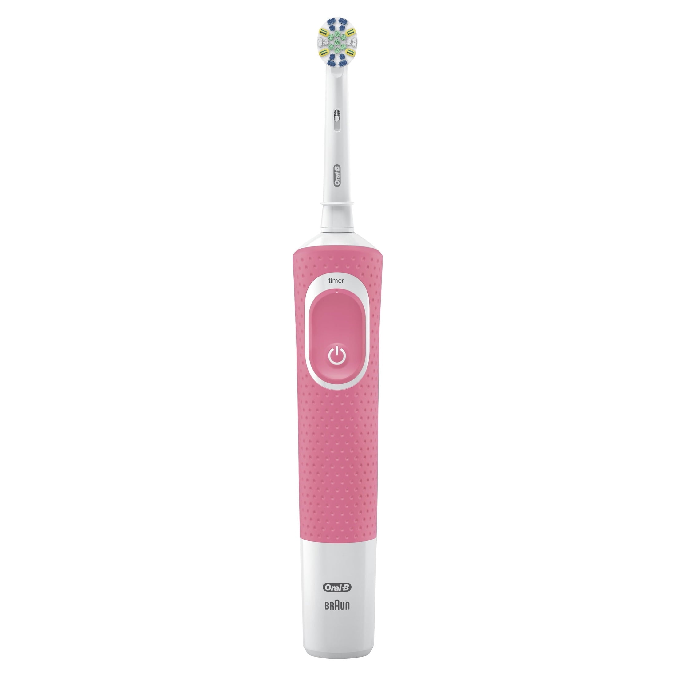 Toothbrush, Vitality Flossaction Rechargeable Electric Toothbrush, Pink, Adults &amp; Children 3+