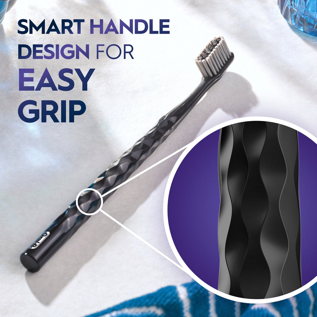Toothbrush Pro Whitening Brilliance, Extra Soft, Black, 1 Count