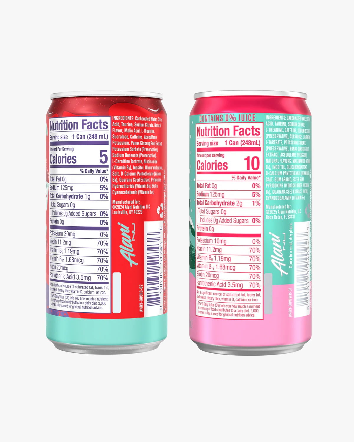 Mini Energy winter wonderland and cherry slush 08 oz 12pk