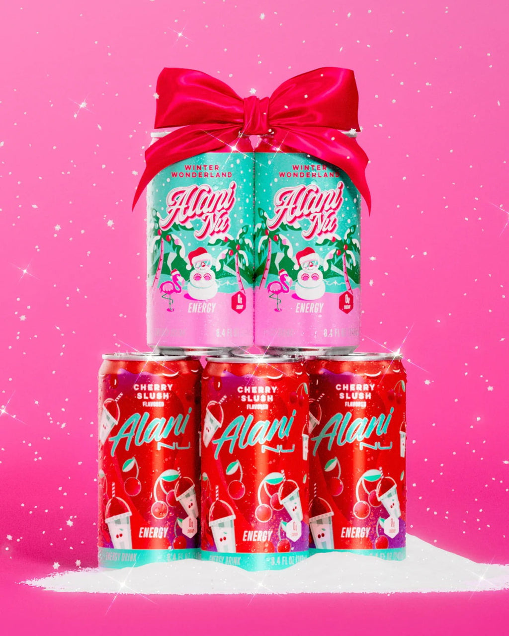 Mini Energy winter wonderland and cherry slush 08 oz 12pk