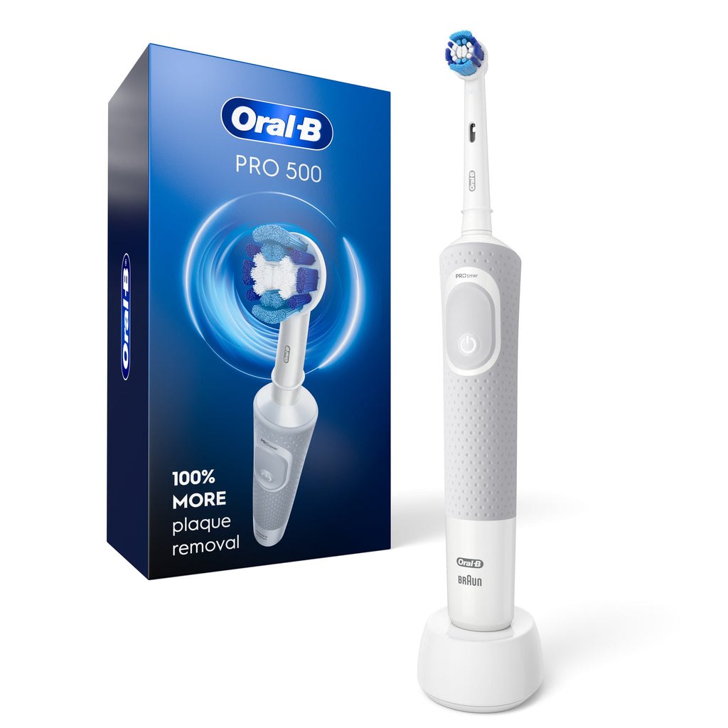Pro 500 Electric Toothbrush with (1) Brush Head, Rechargeable, White