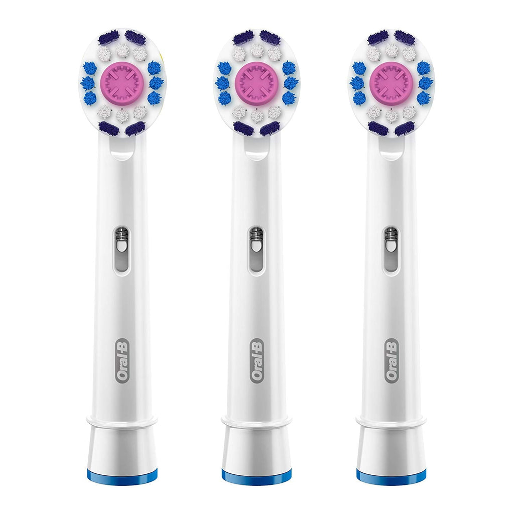 3D White Replacement Brush Heads 3 ct Carded Pack