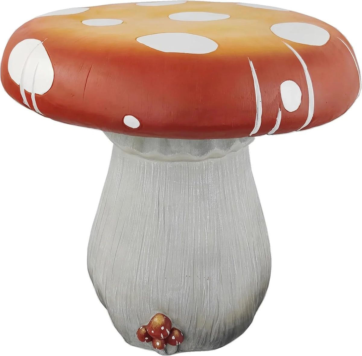 Resin statue 20.8 feet tall, indoor and outdoor dining table, large-sized sculpture, garden lawn, pool decoration, exterior courtyard of buildings, round dining table, chair decoration, red mushrooms
