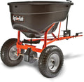 Tow-Behind Lawn & Garden Broadcast Spreader for Seed,Fertilizer,Salt,Ice Melt; Easy to use Flow Control from Seat of Riding Lawn Mower
