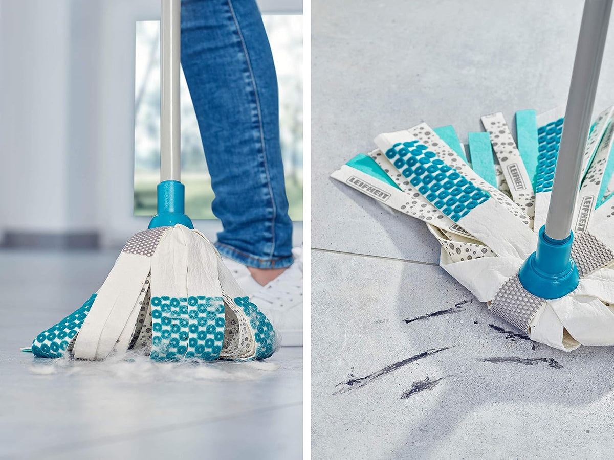 The all-in-one vacuum and mopping machine has dimensions of 45×35×120 centimeters and a capacity of 8 liters.
