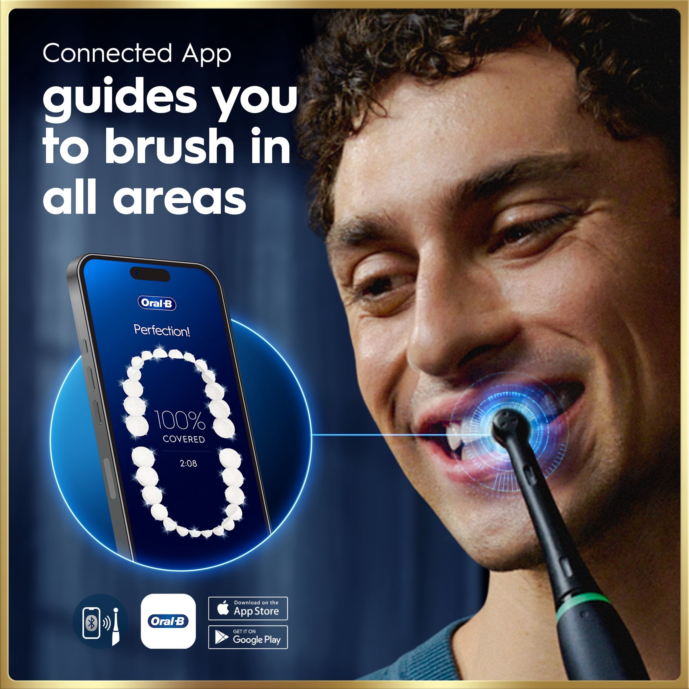 Toothbrush, iO Series 9 Electric Toothbrush with 4 Brush Heads, Black Onyx