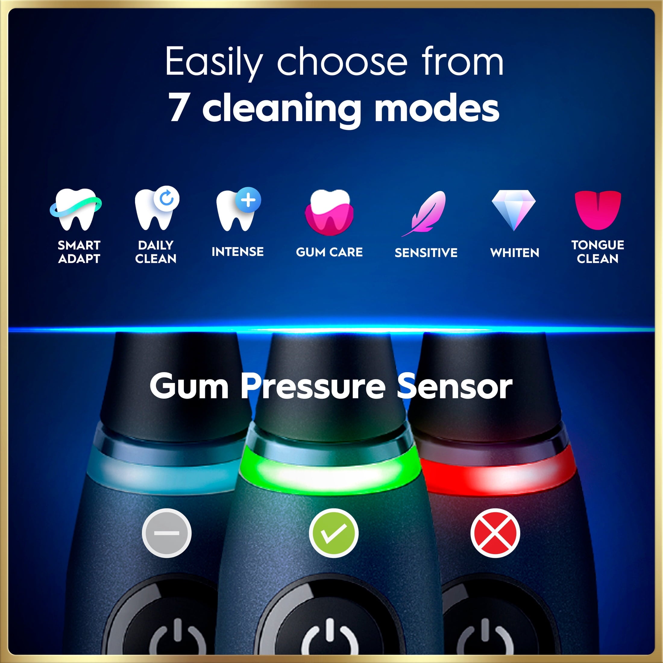 Toothbrush, iO Series 9 Electric Toothbrush with 4 Brush Heads, Black Onyx