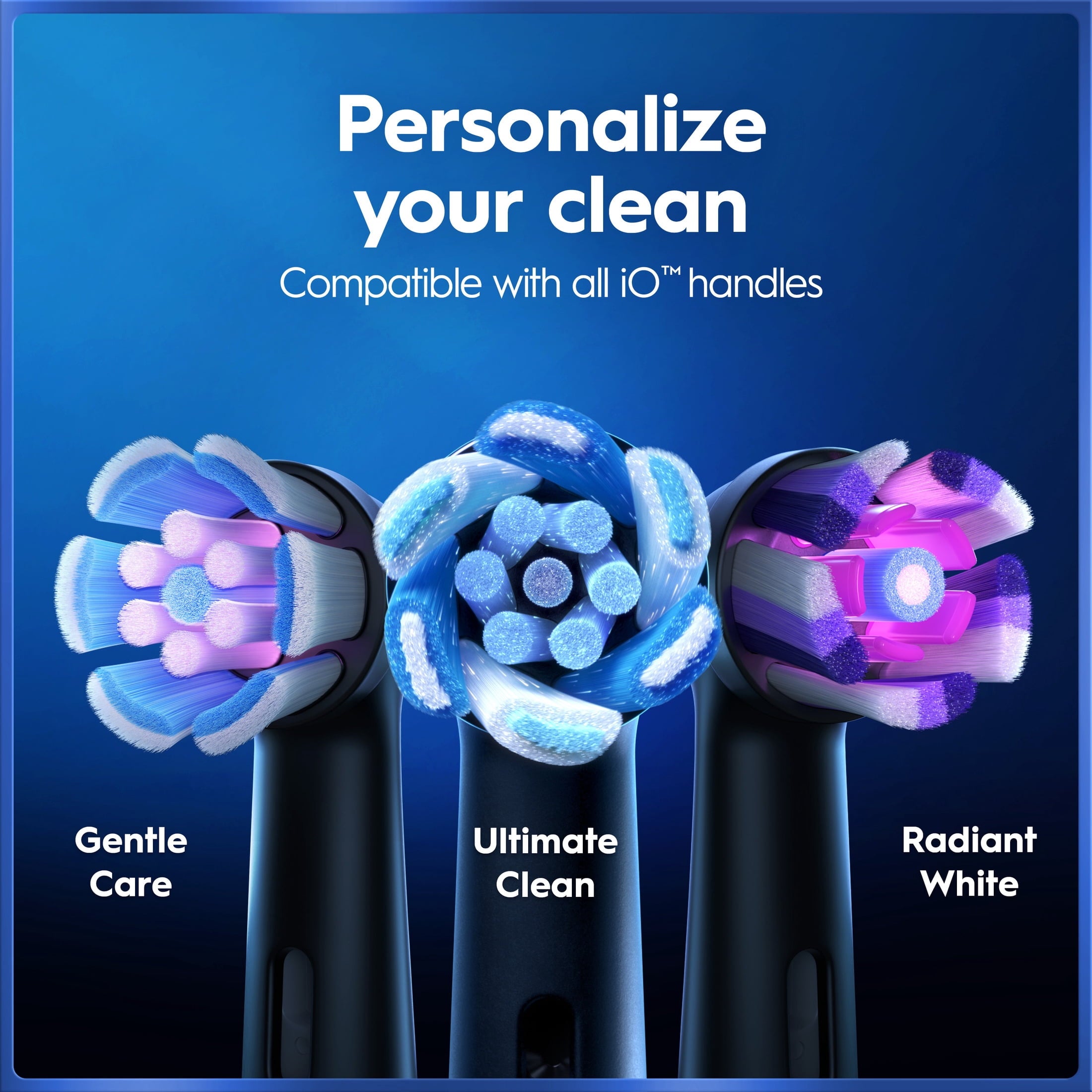 Toothbrush, iO Series 9 Electric Toothbrush with 4 Brush Heads, Black Onyx