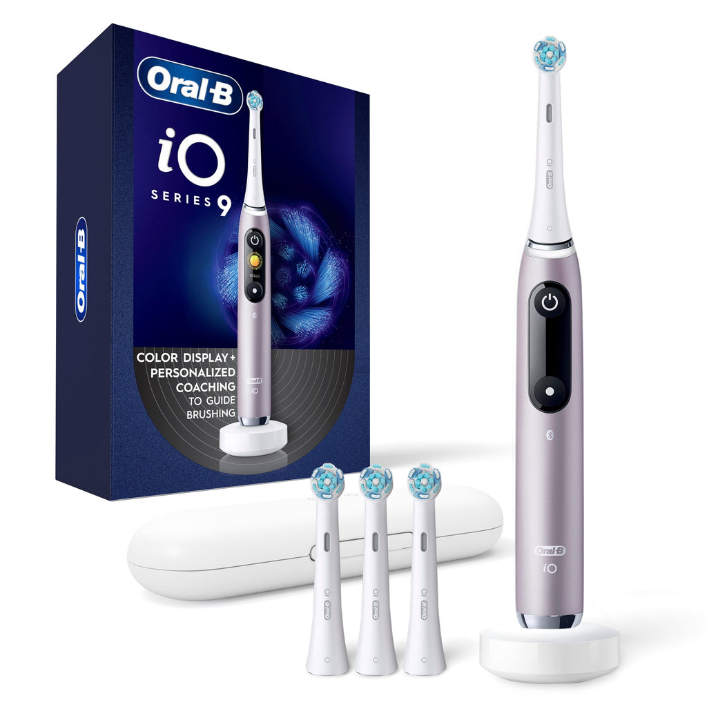 Toothbrush, iO Series 9 Electric Toothbrush with 4 Brush Heads, Black Onyx