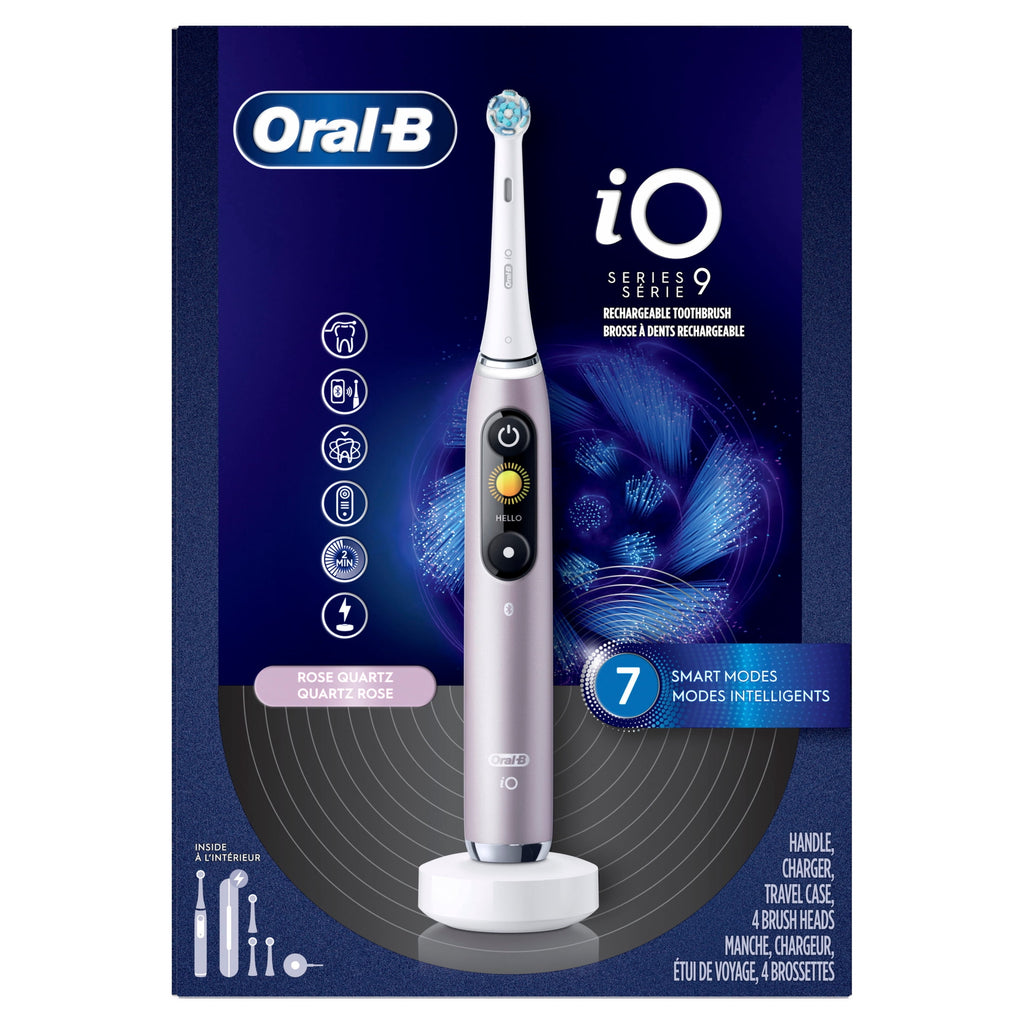 Toothbrush, iO Series 9 Electric Toothbrush with 4 Brush Heads, Black Onyx