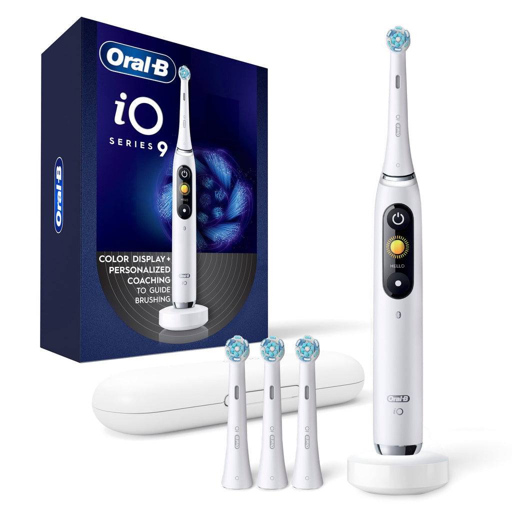 Toothbrush, iO Series 9 Electric Toothbrush with 4 Brush Heads, Black Onyx