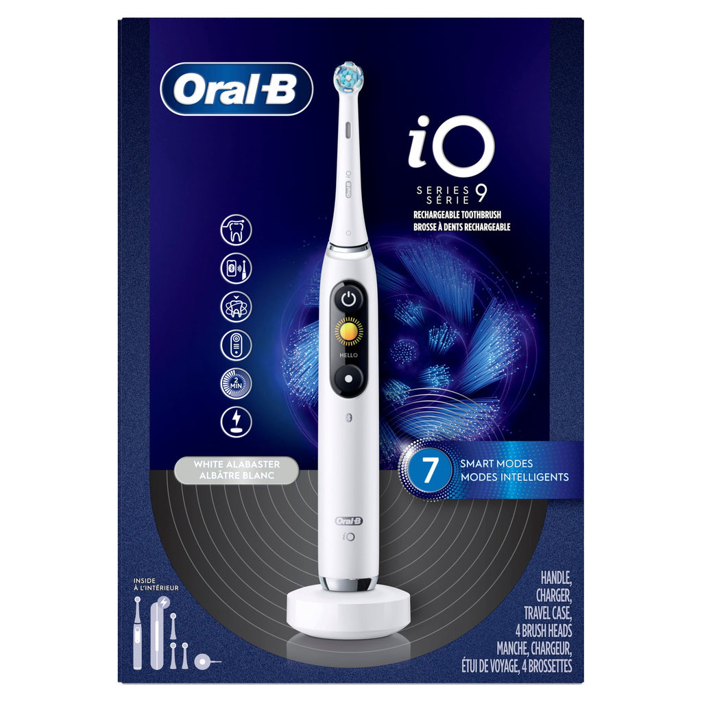 Toothbrush, iO Series 9 Electric Toothbrush with 4 Brush Heads, Black Onyx