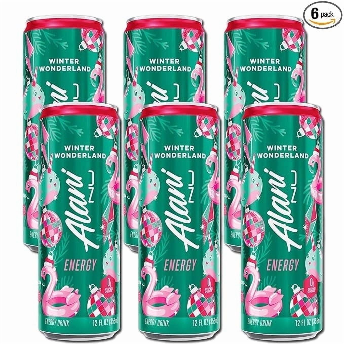 Energy Drink Winter Wonderland Sugar Free, Low Calorie, 12 Fl oz 6ct