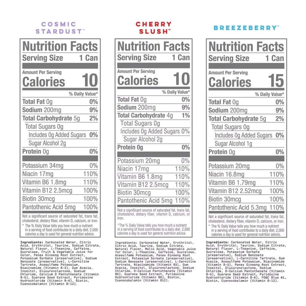 Energy Drink Variety Pack, 12 Fluid Ounce (Pack of 18)