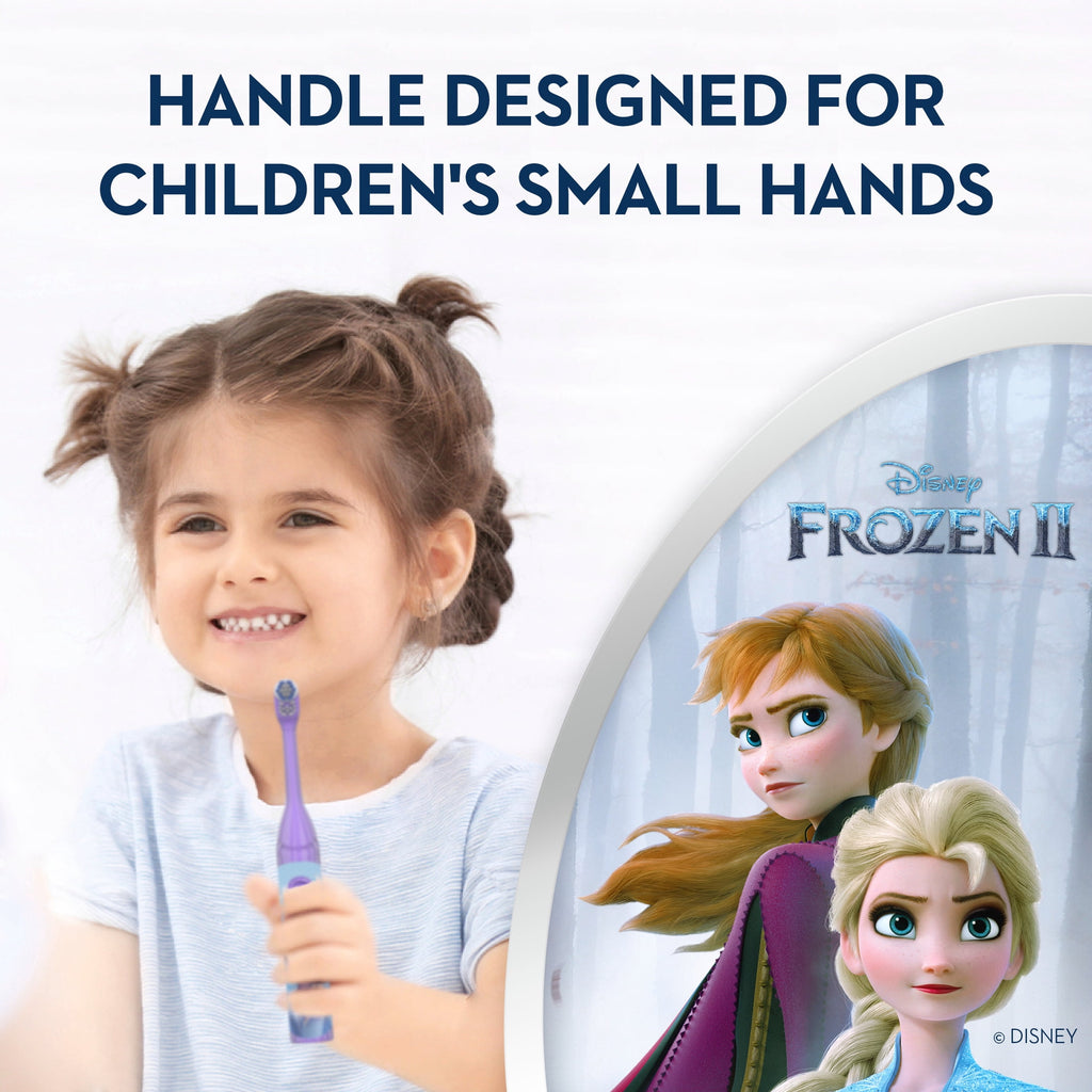 ‑B Kids Toothbrush, Pro‑Health Battery Powered Kids Toothbrush, Frozen, Soft Bristles, Ages 3+